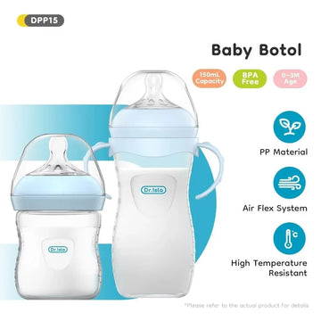 Baby PP Bottle 150/240/330ML Newborn Baby Bottle with Handle Milk Bottle Newborn Baby Bottles Feeding Accessories BPA-Free