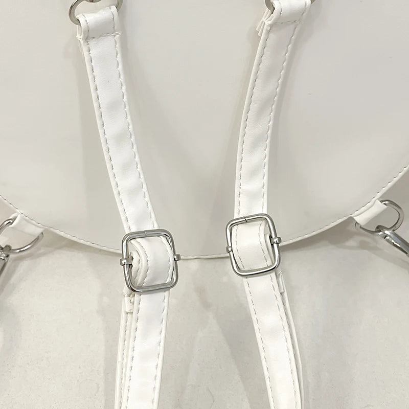 2025 neue süße Y2k ästhetische Umhängetaschen Frauen Kawaii Mode lässig Rucksäcke trendige transparente Reise Umhängetasche Ita Taschen