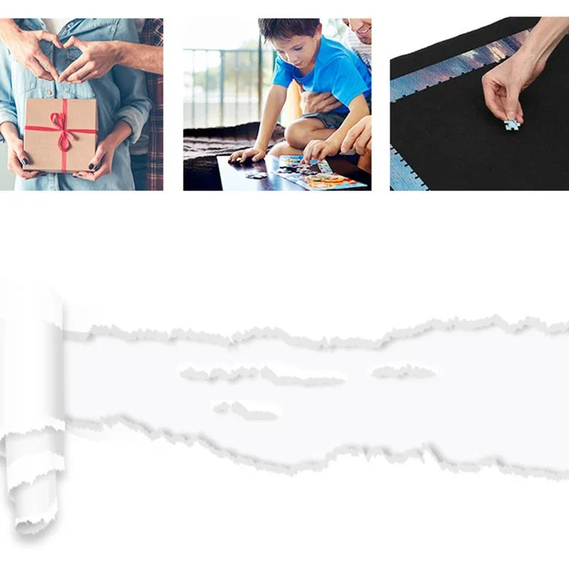 Professionelle Puzzle-Rollmatte, Decke, Filzmatte, bis zu 1500/2000/3000 Teile, Zubehör, Puzzle, tragbare Reise-Aufbewahrungstasche
