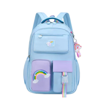 Girls Macaron School Backpack
