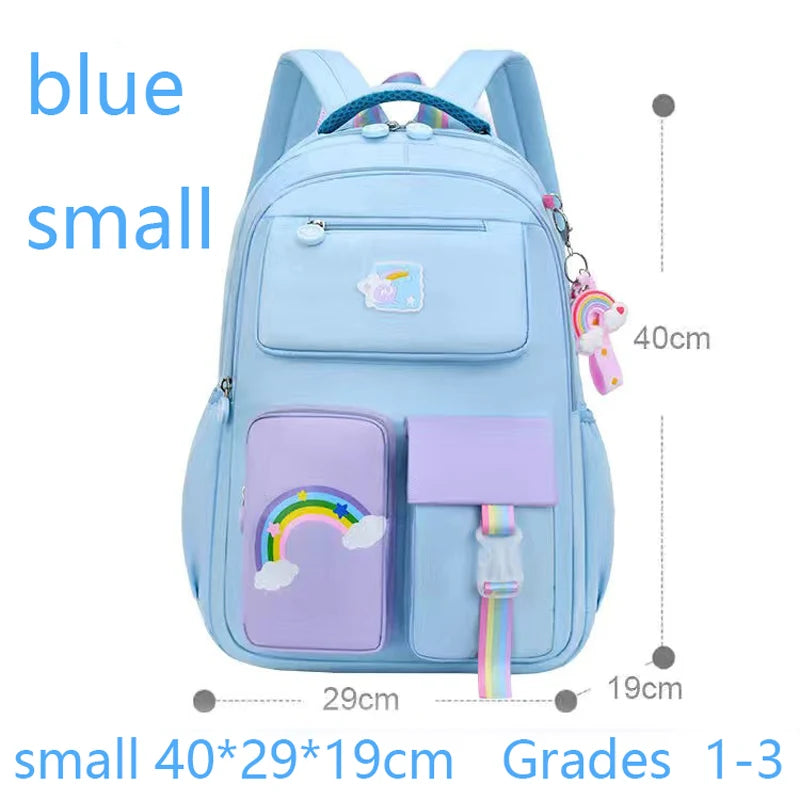 Girls Macaron School Backpack