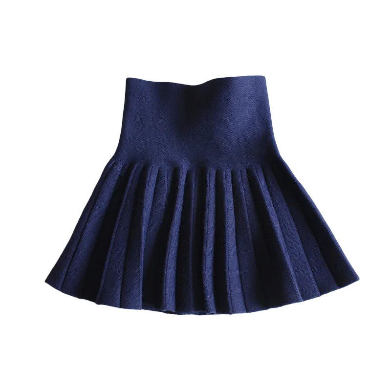 Kids Knit Tutu Pleated Skirt