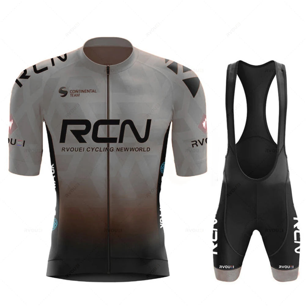 2026 Rvouei Team Radtrikot-Set Sommer Atmungsaktiver Rennrad-Anzug Fahrrad-Uniform Bike MTB Kleidung Neue Sport-Radsport-Kits