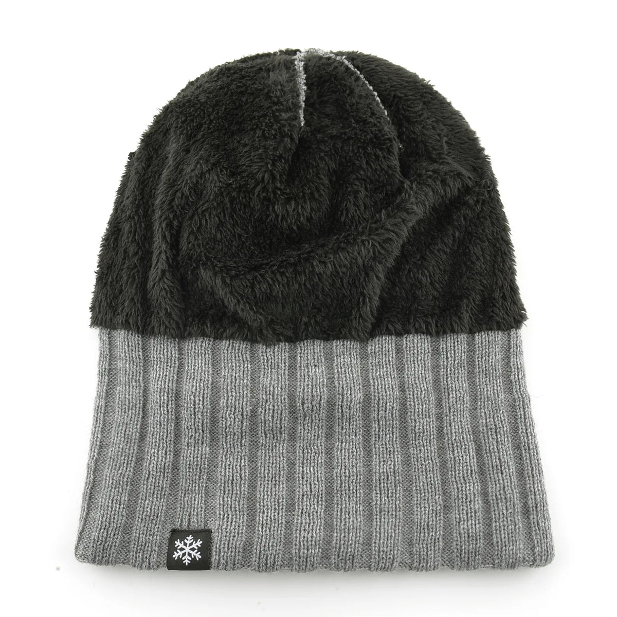 Warme Herbst- und Wintermützen für Männer mittleren Alters und Senioren, Strickmützen für Väter und Großväter, Seniorenmützen mit Fleecefutter.