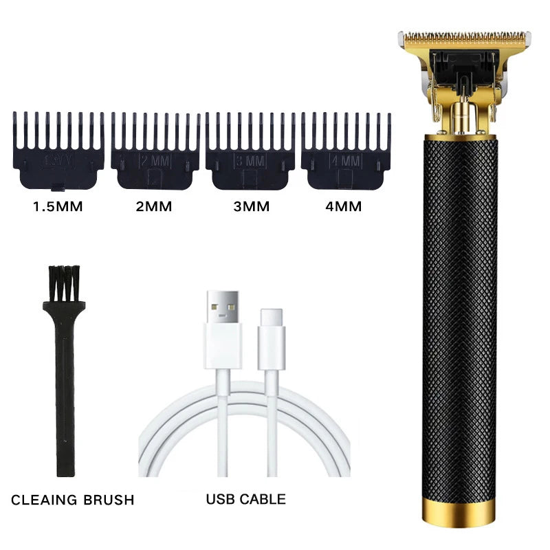 Carving T9 Vintage Professionelle Elektrische Haar Schneiden Maschine USB Aufladbare Tragbare Rasierer Trimmer Für Bart Pflege Beste Geschenk