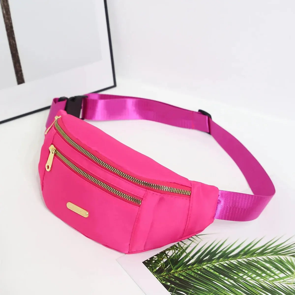 Sport-Hüfttasche für Damen, mehrschichtig, Gürteltasche, Handy-Essentials während Outdoor-Aktivitäten, Umhängetasche, Sport-Brusttasche