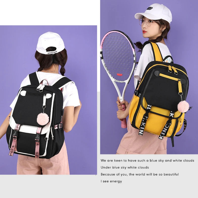 Teens Korean Style School Backpack
