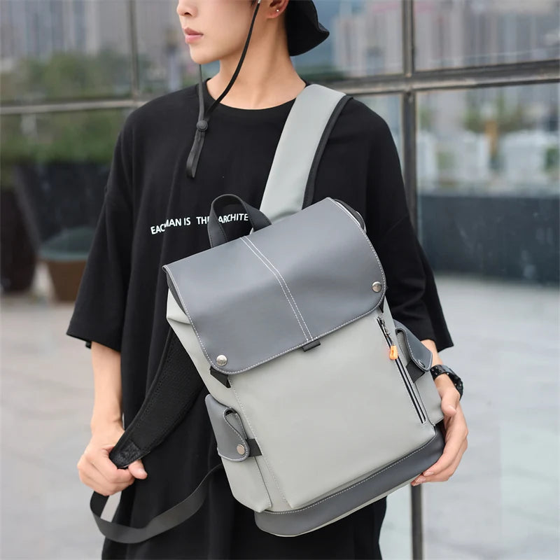 USB-Aufladung, Urban Man-Rucksack, wasserdichter Rucksack, Herren-Laptop-Rucksack, großer Computer-Rucksack für Business, Büro, Outdoor