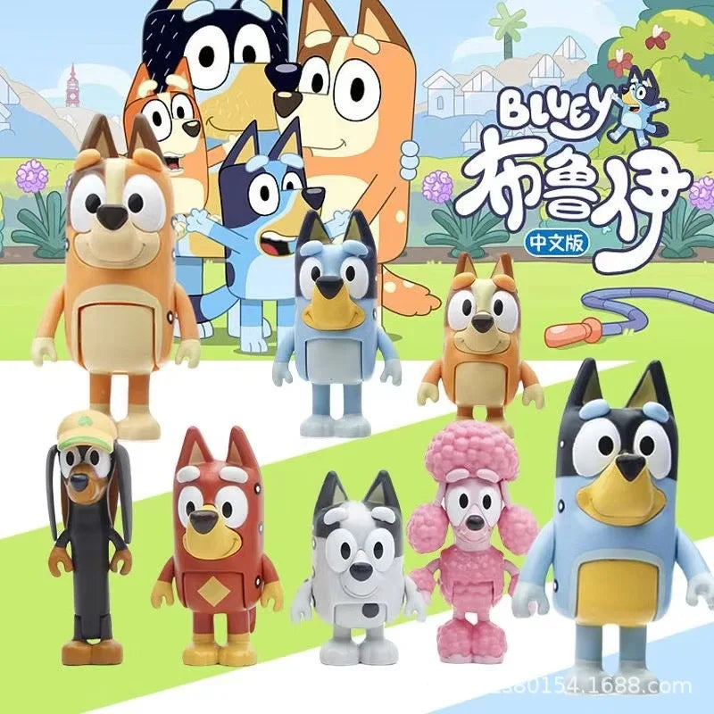Bluey & Bingo Actionfiguren-Set