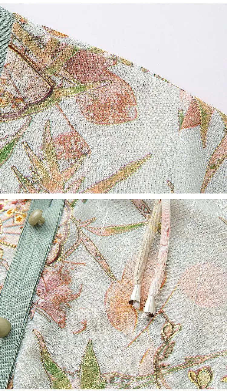 Neuer chinesischer Stil: Elegante Damen-Strickoberteile aus Eisseide für Frühling/Sommer – Ideal für ältere Frauen und Omas