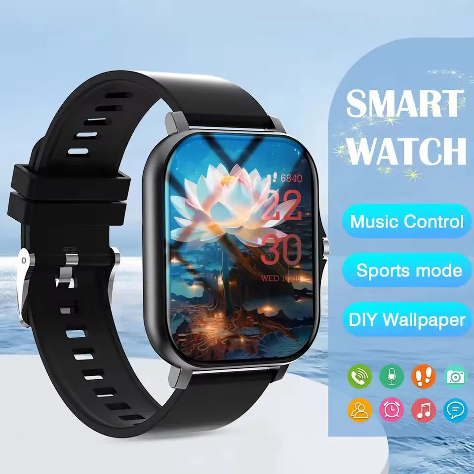 2026 Neue Multifunktionale Smartwatch für Männer & Frauen Bluetooth-Verbundenes Telefon Musik Fitness Sport Armband Schlafüberwachung Uhr HW12
