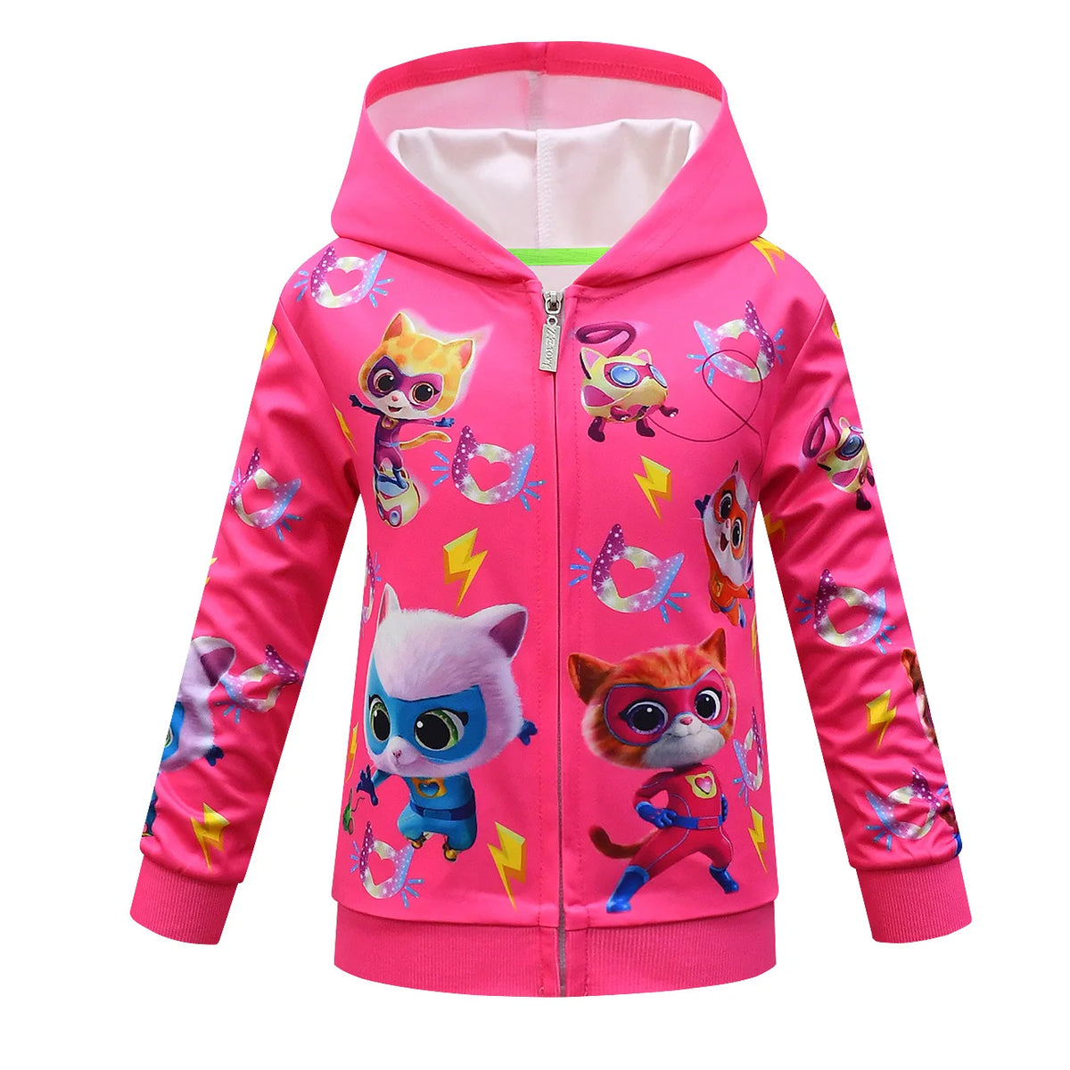 SuperKitties Kleidung Kinder Herbst Winter Jacke Baby Mädchen Mit Kapuze Mäntel Teen Jungen Zipper Oberbekleidung Kinder Casual Sport Jacken