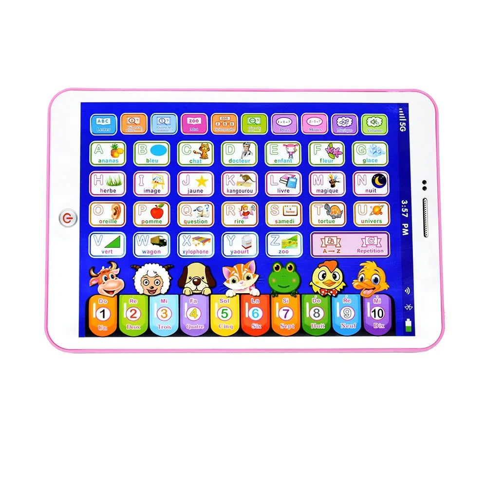 Lernmaschine Tablet Interaktives Spielpad Kinder Sprache Lernspielzeug Laptop Pad Lernen Lernspielzeug für Kinder Geschenk
