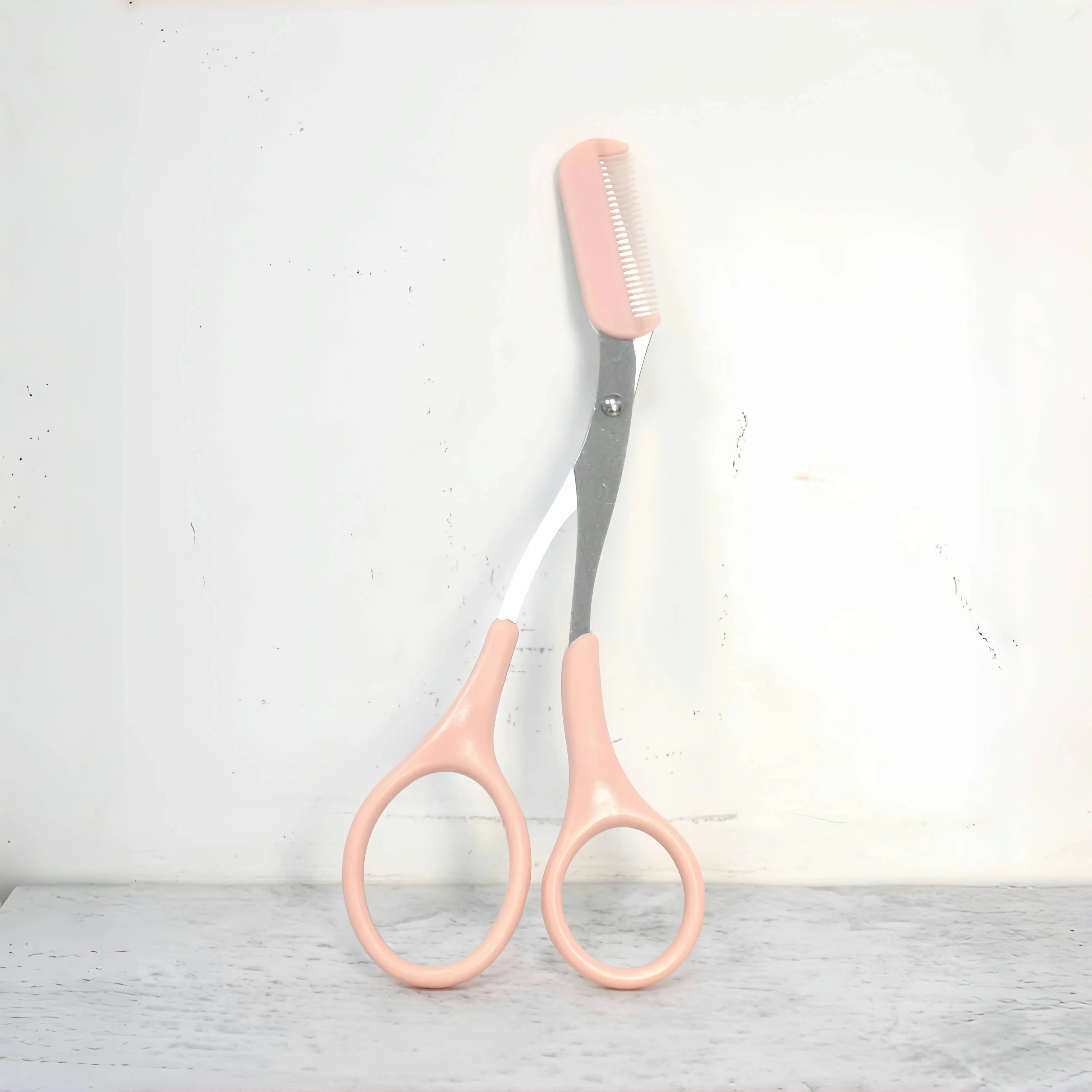 Augenbrauen-Rasierer, Schere, Edelstahl, sicherer, kratzfester Trimmer für Anfänger, Crescent Sharp Beauty Tool, mehrfarbig