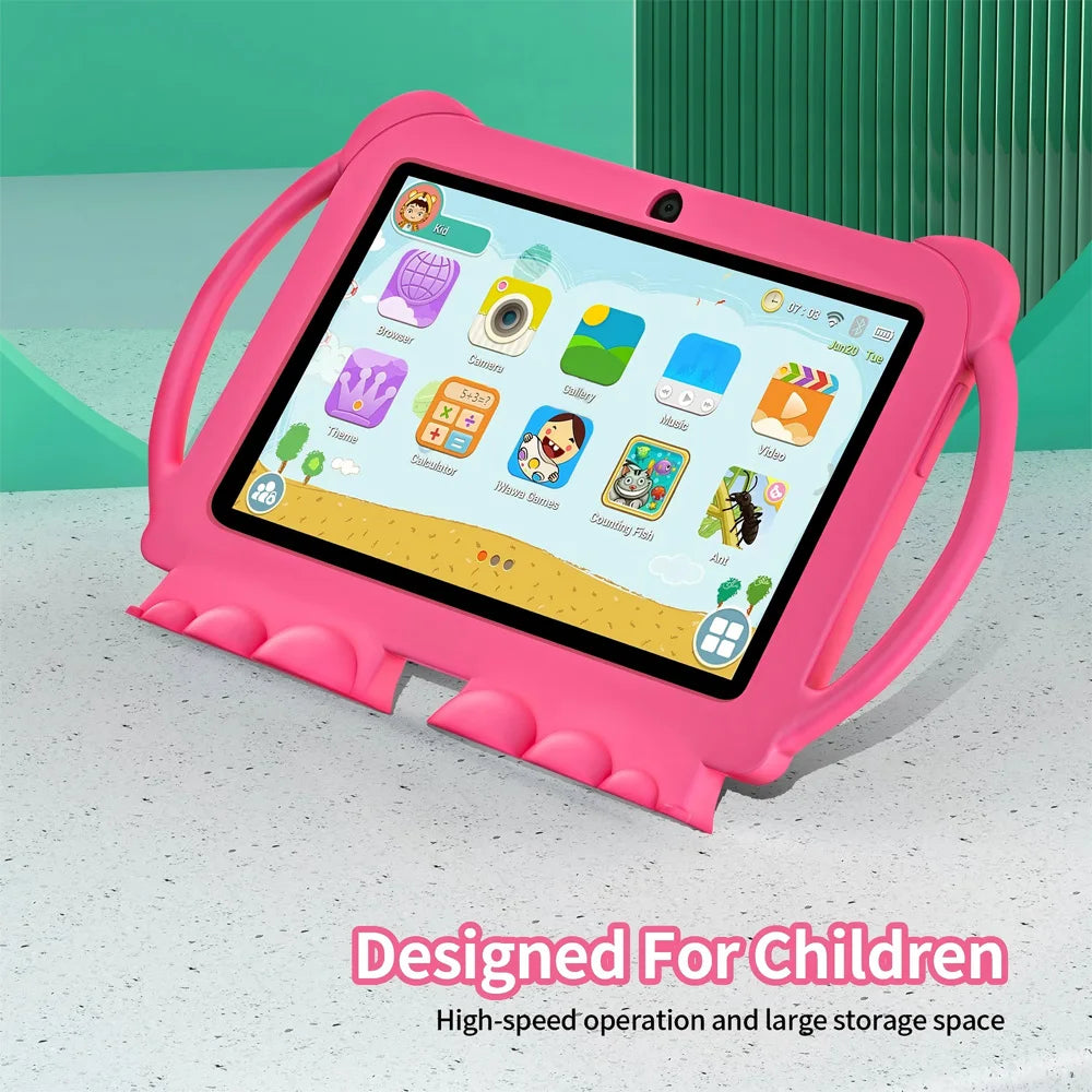 2025 Neues 5G WIFI 7-Zoll-Kindertablett 4 GB + 64 GB ROM Zeichnen und Lernen Tragbares Mini-Tablet Quad Core Dual-Kameras 4000 mAh