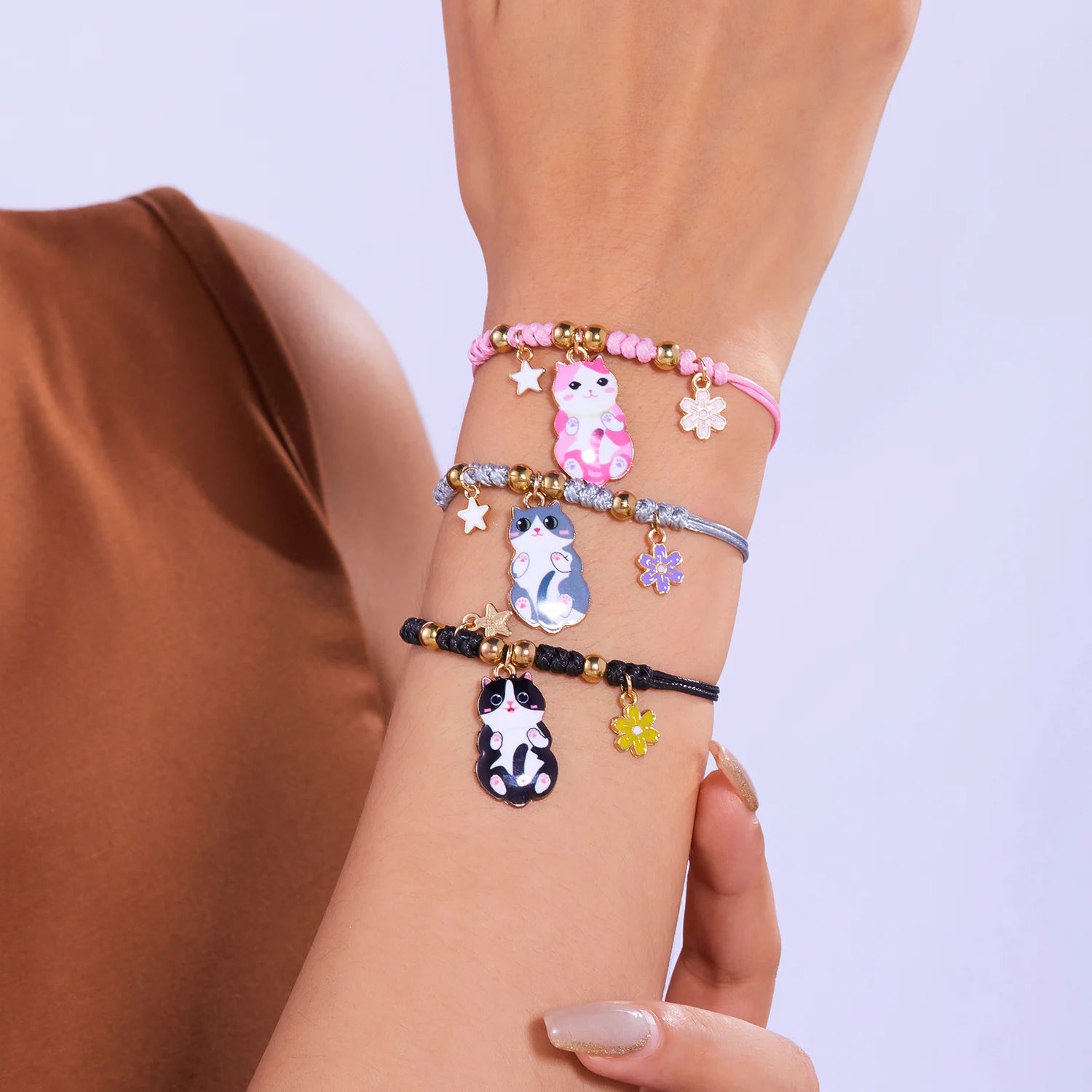 Cute Cat Friendship Bracelet