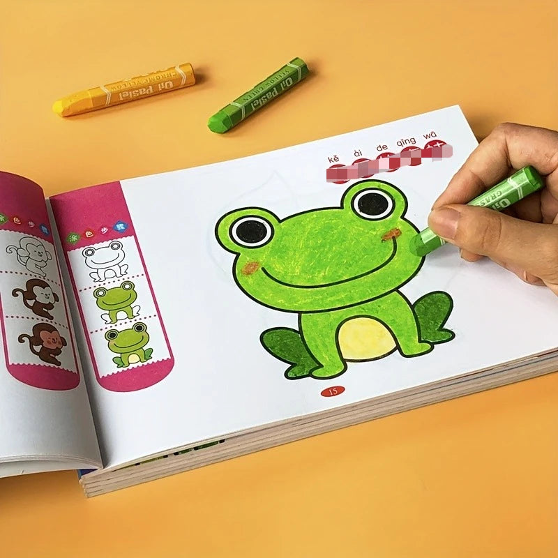 Malbuch für Kinder – Doodle-Zeichenbuch, Geburtstags- und Feiertagsgeschenk, Zeichen- und Malbuch der Einstiegsstufe für Kinder, chinesische Version