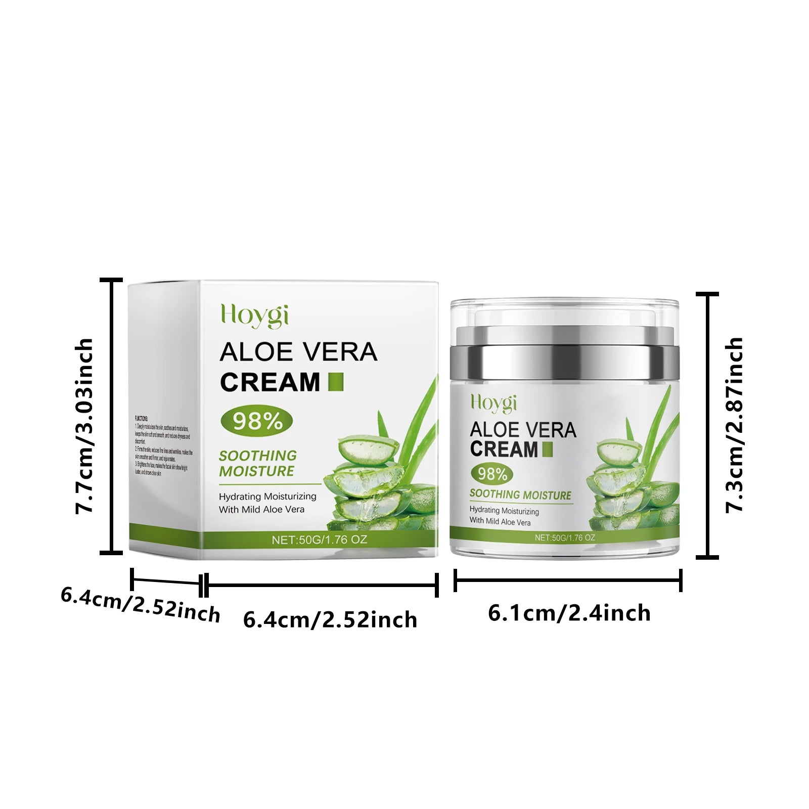 Multi-Action beruhigende Reparaturcreme für das Gesicht, Teebaumcreme, Centella Ceramide Aloe Vera Feuchtigkeitscreme für empfindliche und fettige Haut