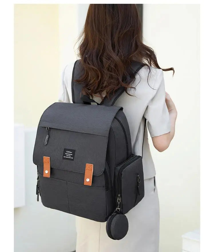 Multifunktionale Mumientasche, große Kapazität, neue Mutter- und Babytasche, tragbarer Anhänger-Rucksack für Mutter zum Ausgehen für Frauen