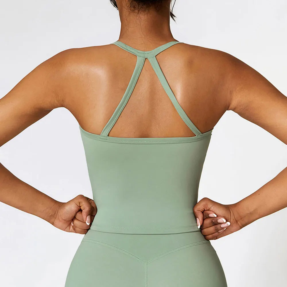 Frauen Kreuz Zurück Yoga Sport-Bh Atmungsaktiv Shock Proof Gym Workout Fitness Push-up Top Yoga Laufen Aktive Sportswear Weste Bh