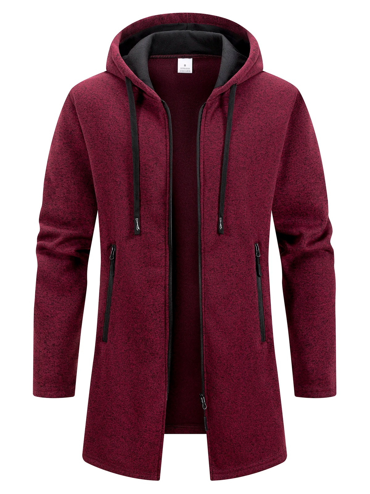 Neue Streetwear männer Langarm Sweatshirts für Männer Zipper Mit Kapuze Oversize Winter Warme Jacke Mantel Outdoor Trainingsanzug Männer