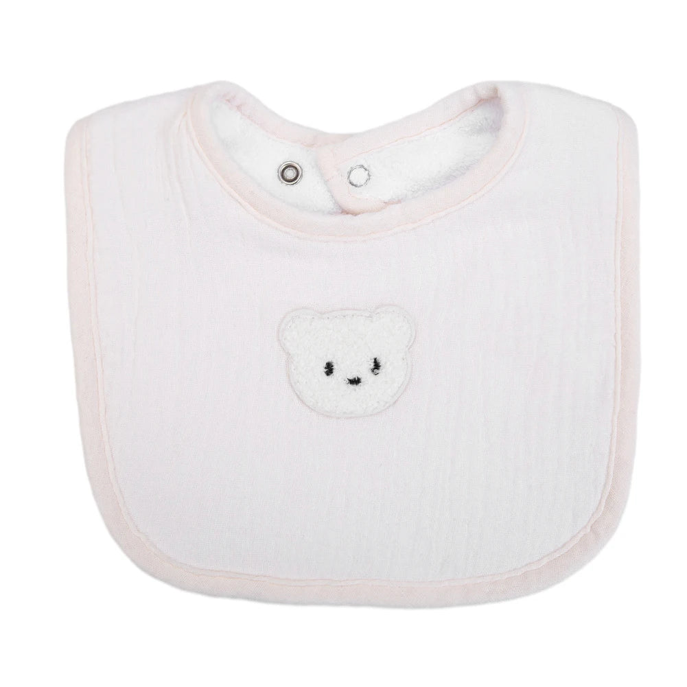 Nette Bär Musselin Baumwolle Baby Lätzchen Speichel Handtuch U-Absorbierende Taschen Koreanische Kinder Kinder Jungen Mädchen Bandanas Fütterung Rülpsen kleidung