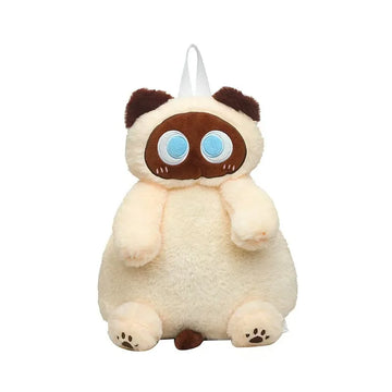 Plush Cat Shoulder Backpack