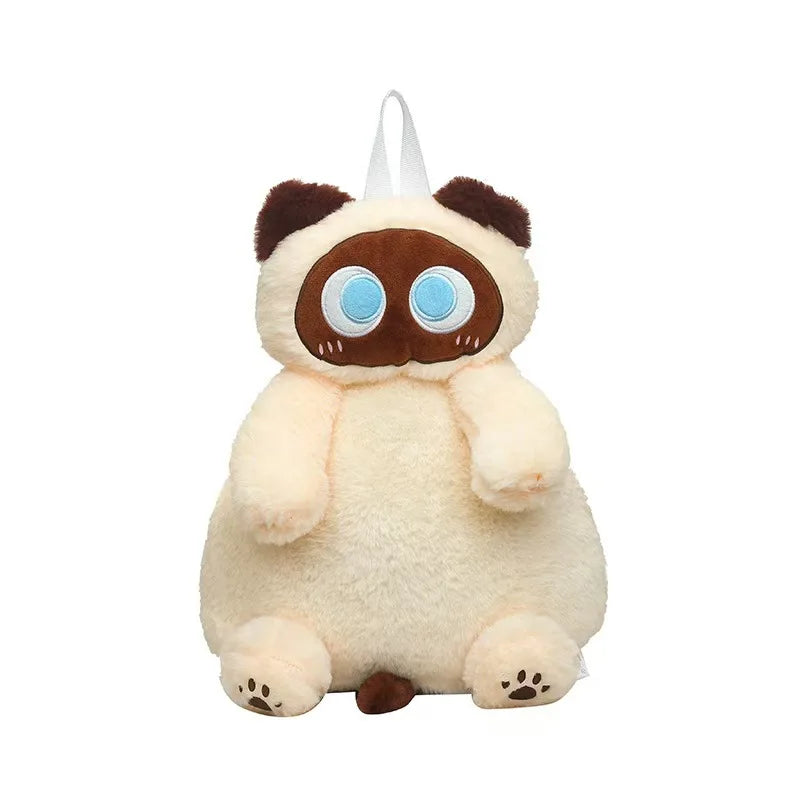 Plush Cat Shoulder Backpack