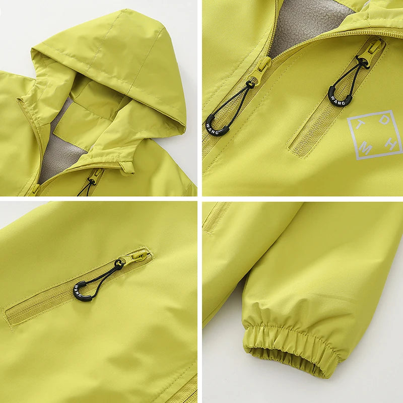 Herbst Winter Teen Jungen Jacke Dicke Fleece Winddicht Warme Kapuze Sport Mantel Für 4-14 Jahre Kinder Kleidung Kinder oberbekleidung Top