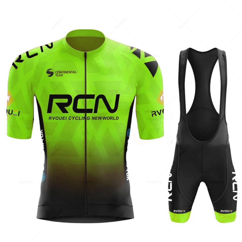2026 Rvouei Team Radtrikot-Set Sommer Atmungsaktiver Rennrad-Anzug Fahrrad-Uniform Bike MTB Kleidung Neue Sport-Radsport-Kits