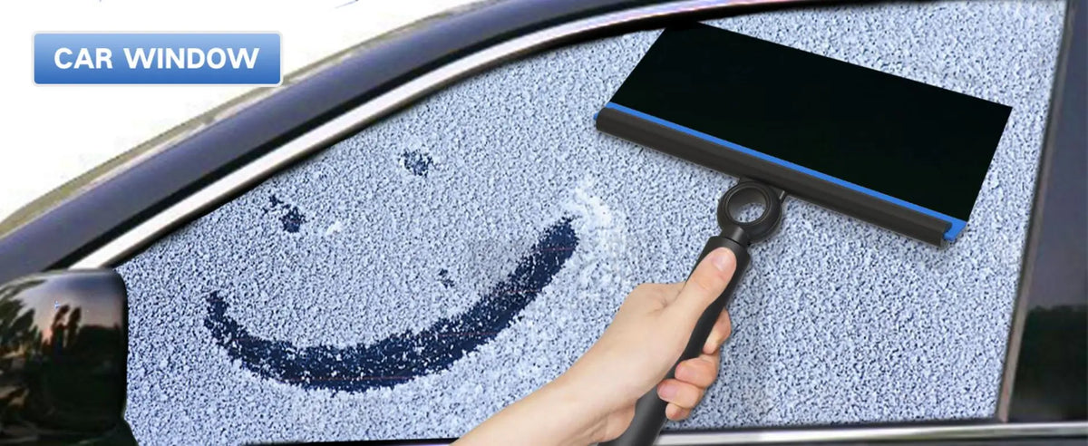 EHOMGUI Shower Squeegee for Glass Doors, Wiper Scraper, Cleaner with Telescopic Handle, Bathroom Mirror, Wiper Scraper, Glass Cleaning