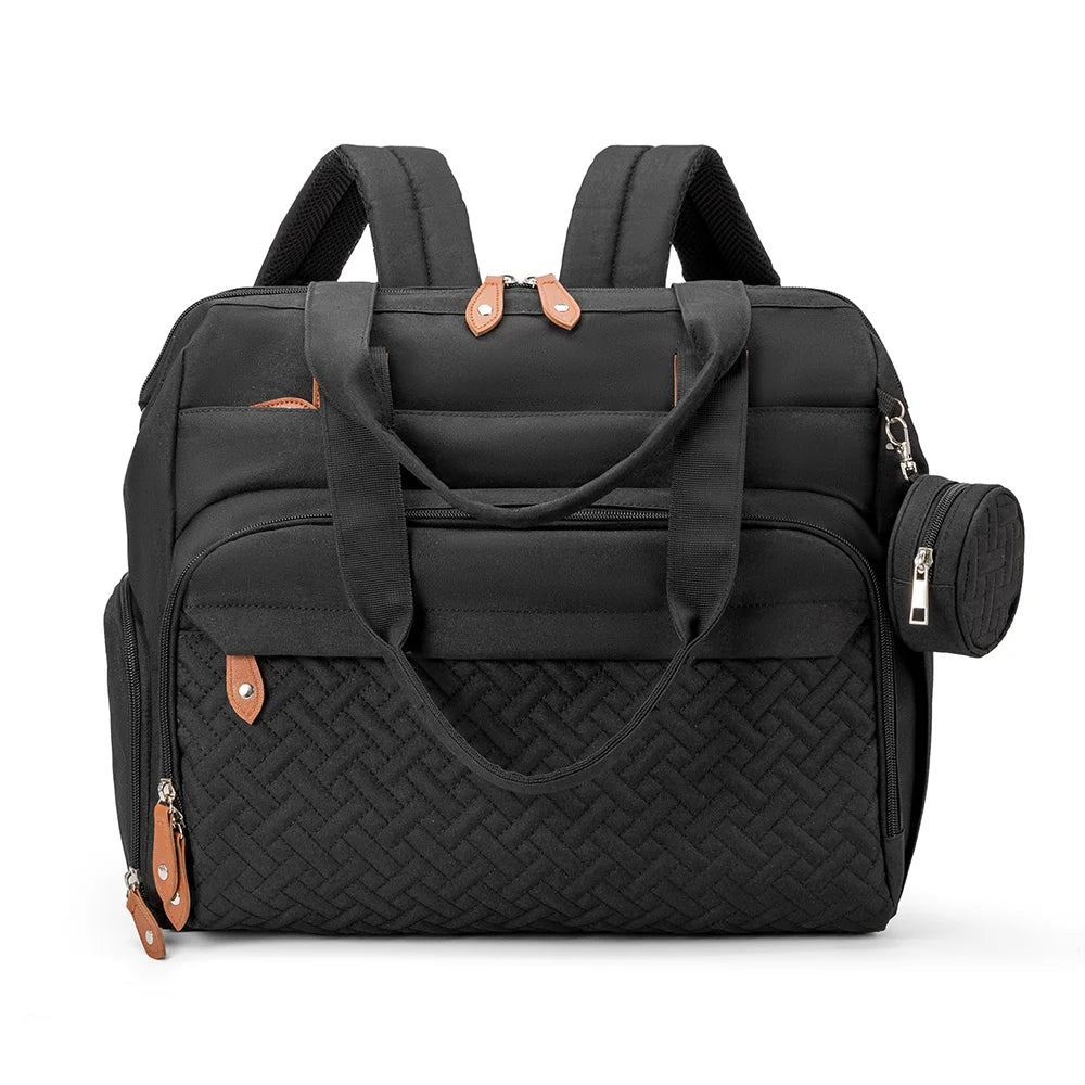 PANGDUBE Large Backpack for Mom and Dad, Baby Diaper Bags with Pacifier Pocket, Diaper Bag for Babies, Maternity Backpack for Mom