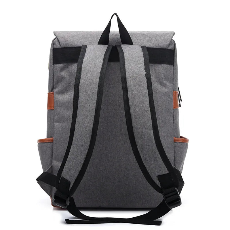 Teens Vintage Canvas Laptop Backpack