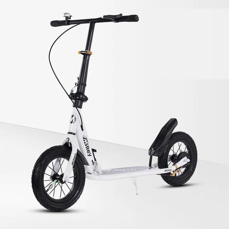 Handbremsroller für Erwachsene für Jugendliche zur Arbeit, großes Rad, zweirädriger, faltbarer Urban Campus-Mobilitätsroller, heiß neu