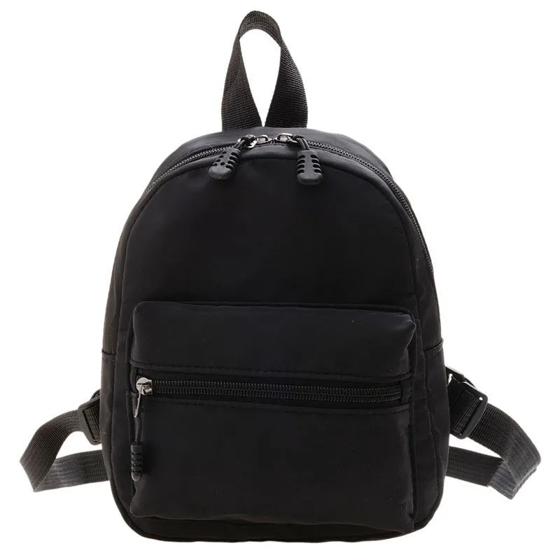 Mini Damen Rucksäcke Trend Nylon Weibliche Tasche Kleine Schultaschen Weißer Rucksack Für Teenager Mädchen Mode Lässig Rucksack