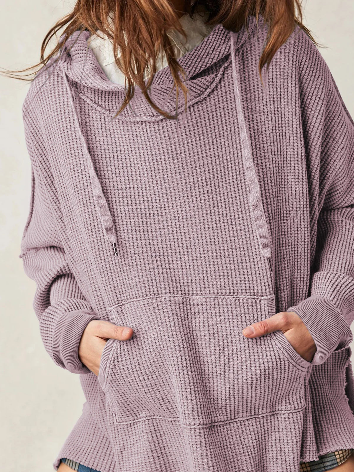 Extra große lose einfarbige Tasche modische vielseitige Pullover Pullover Herbst Mode neue Abbigliamento Donna Pull Hiver Femme