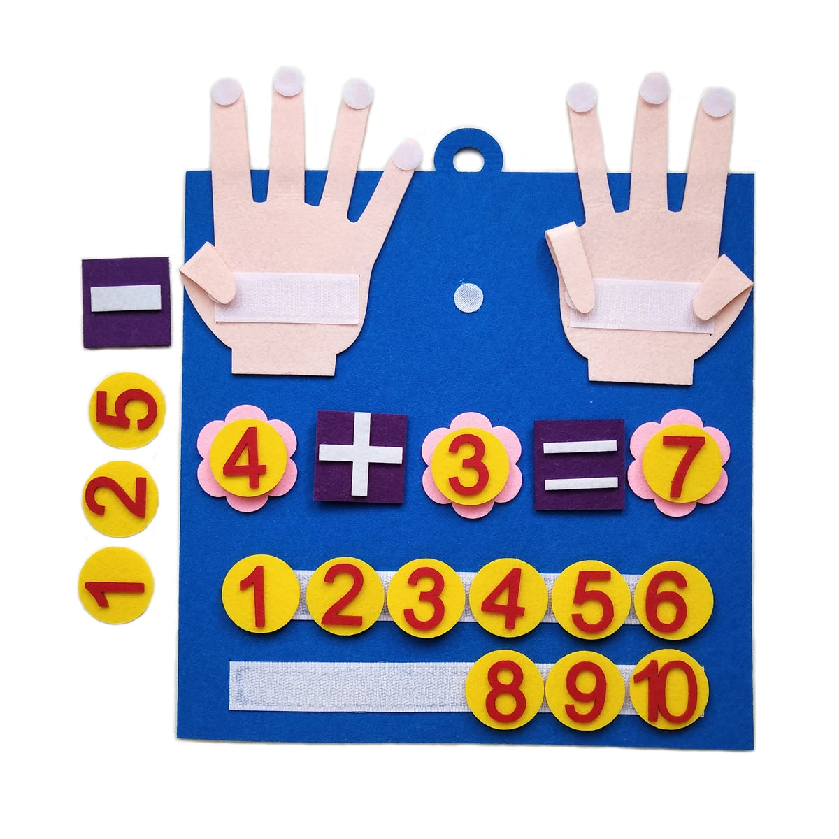 Kleinkind Montessori Spielzeug Filz Finger Zahlen Mathematik Spielzeug Kinder Zählen Frühe Bildung Lernen Spiel Für Kinder Intelligenz