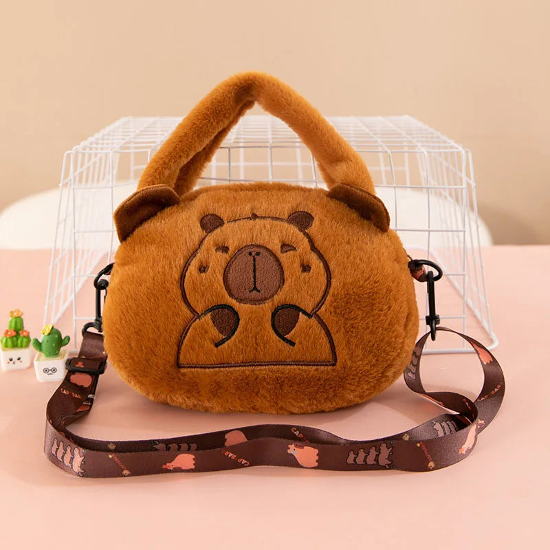 Capybara Plush Convertible Backpack
