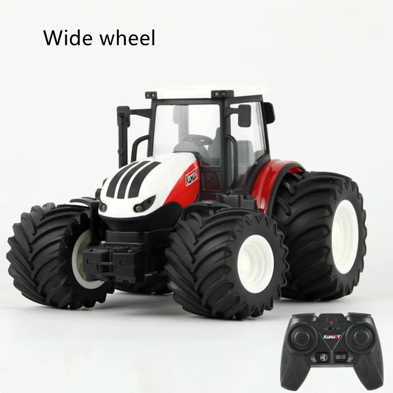 Fernbedienung Traktor RC Bauernhof Lkw Auto Anhänger 2,4G Landwirtschaft Simulator Lkw Miniatur Bauernhof Fahrzeug Spielzeug Modell Kinder Junge