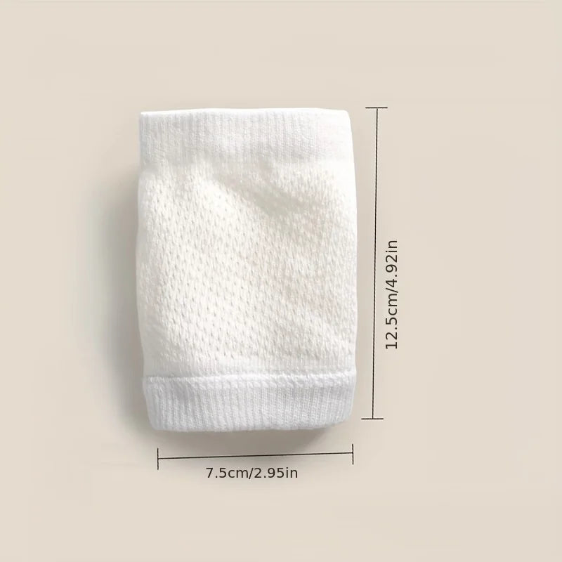 Baby-Knieschützer, leichter Sommerstil, hilft beim Krabbeln lernen, Anti-Fall, gesticktes Mesh-Design, Krabbelschutzausrüstung, elastische Schwamm-Ellbogenschützer.