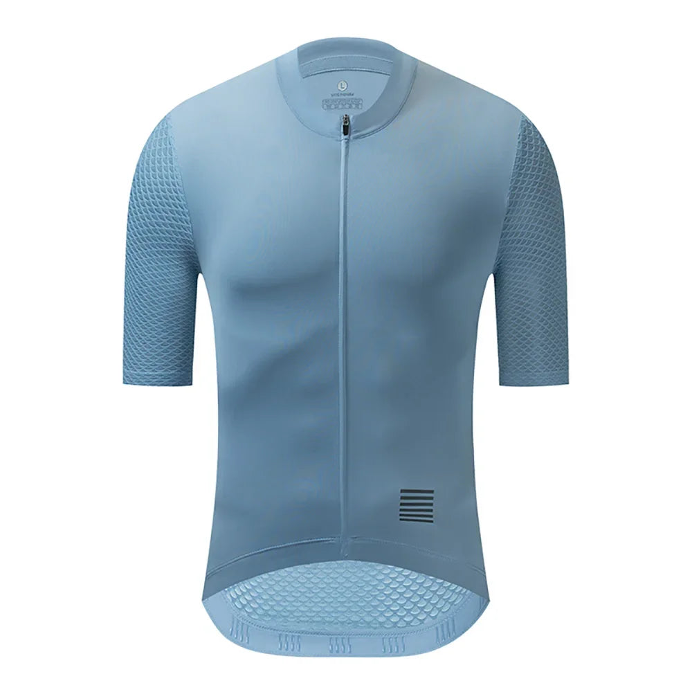 YKYWBIKE Herren Radtrikot Kurzarm Sommer Fahrradtrikot Rennrad Shirt Fahrradbekleidung Atmungsaktiv Pro Team