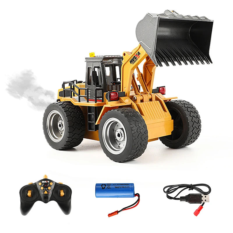 Huina 1520 1:18 RC Traktor Schaufel Spielzeug Rc Gabelstapler Engineering Auto Spielzeug Spielzeug für Kinder Junge Spielzeug Bulldozer Traktor Modell