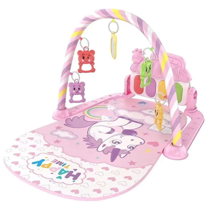 Baby 0-1 Jahre alt Baby Fitness Stand Pedal Klavier Spielzeug Neugeborenen Musik Pedal Klavier Fitnessgeräte Bettglocke Spielzeug