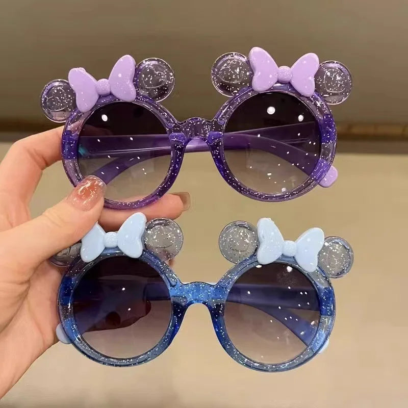 Cute Crystal Bow Kids Sunglasses
