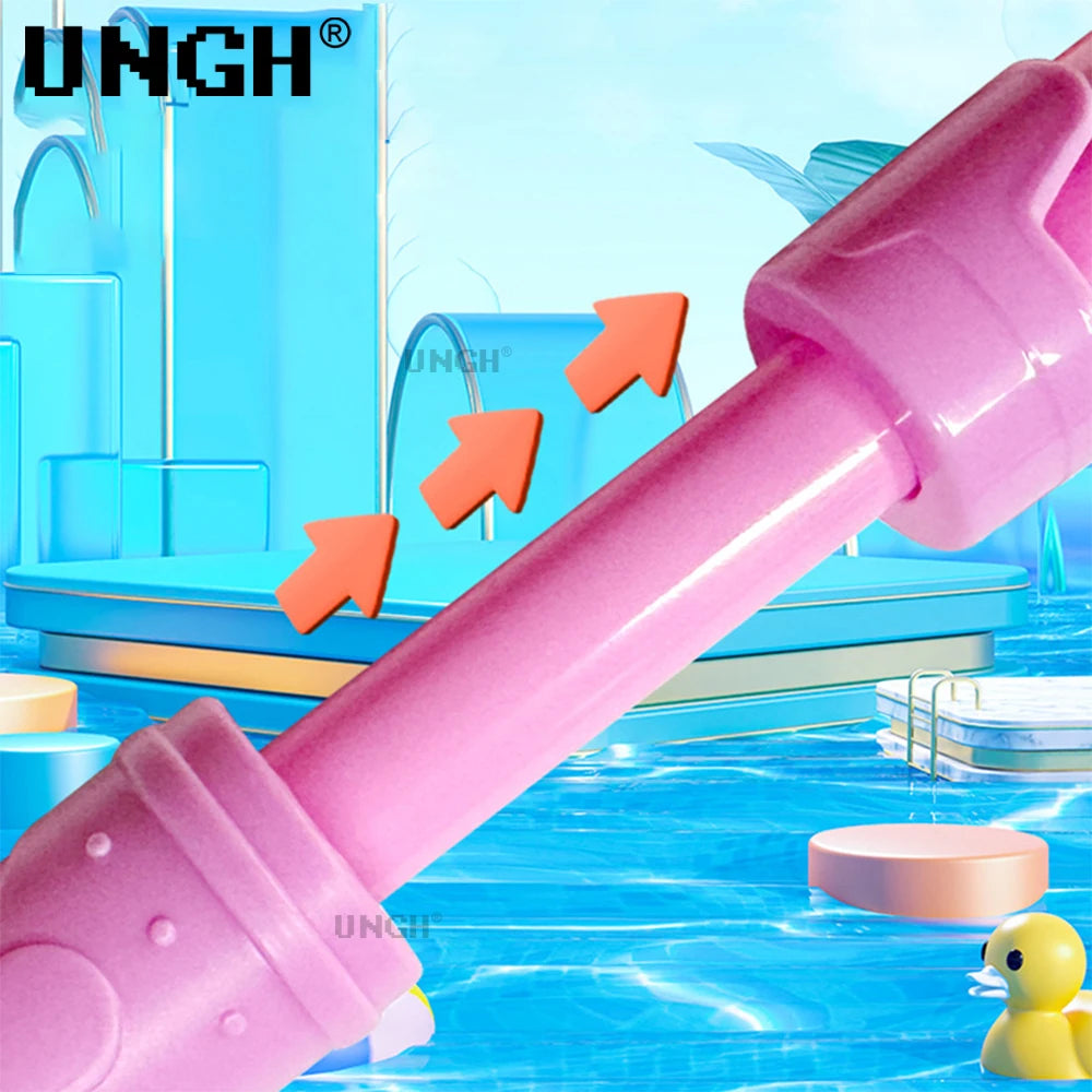 UNGH Sommer-Wasserfeuerwerksspielzeug, Wasserkampfspiel, ausziehbare Wasserpistole, Strand- und Outdoor-Spielzeug für Kinder, Erwachsene, Überraschung