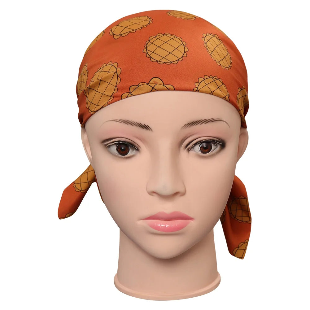 Live Action TV Pirate Nami Stirnband Frauen Cosplay Fantasia Gedruckt Schal Kostüm Zubehör Halloween Karneval Party Requisiten