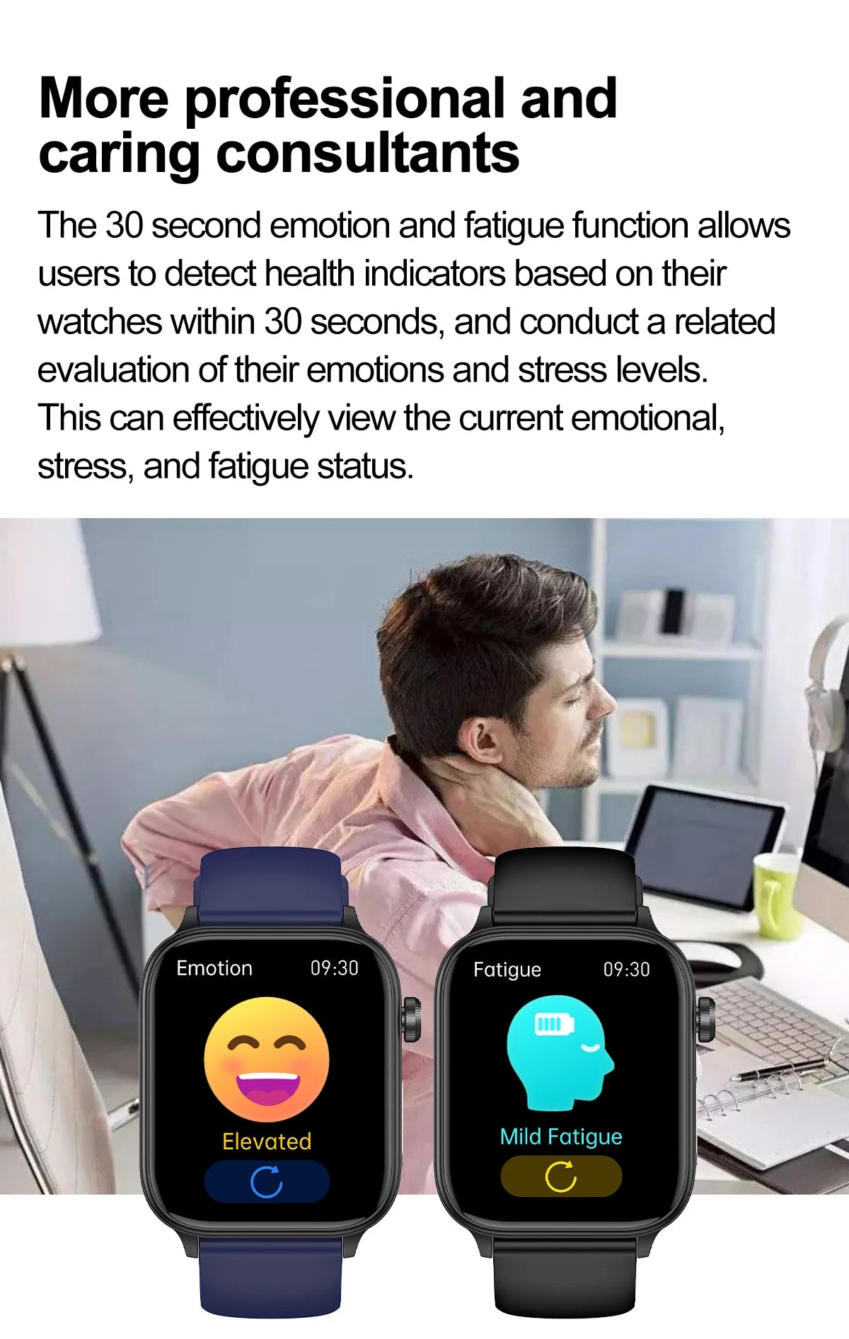 AI-Diagnosedetektor, Smartwatch für Damen, Blutfette und Harnsäure, Körpersammensetzungstest, Damen-Menstruationsgesundheits-Tracker, 2025, Neu