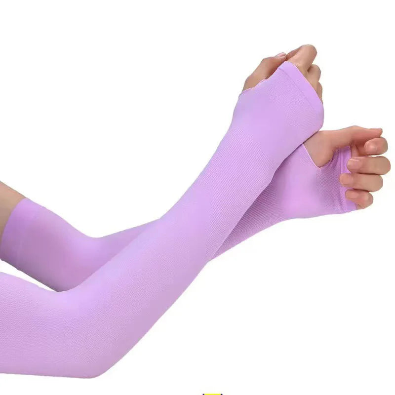 Sommer Dünne Lange Handschuhe Eis Seide Ärmeln Outdoor Aktivitäten Sonnenschutz Fahren Reiten Meer Reise UV Schutz Sonnencreme