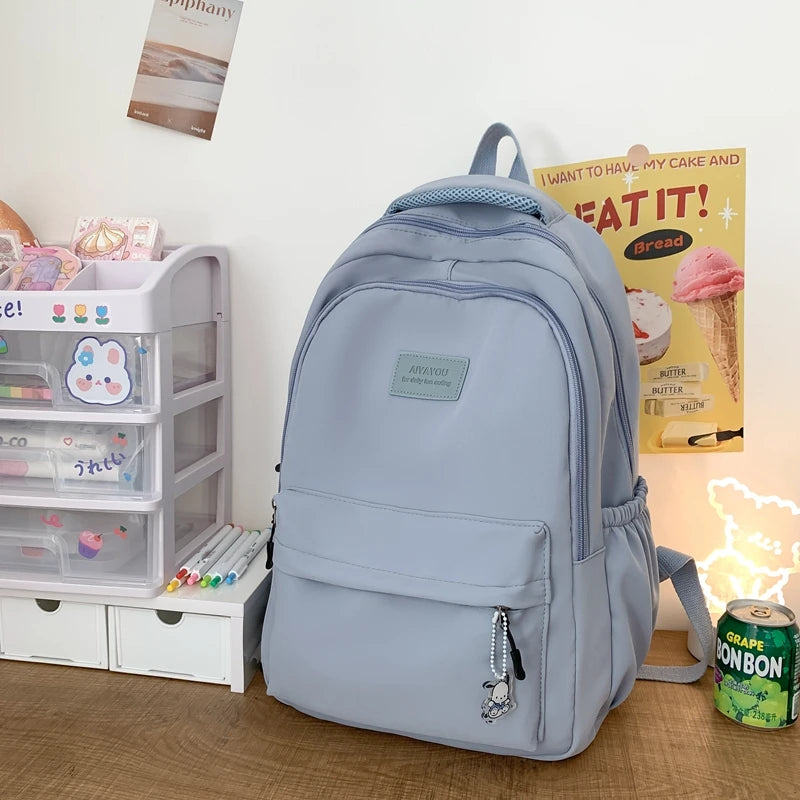 Trendy Waterproof School Backpack