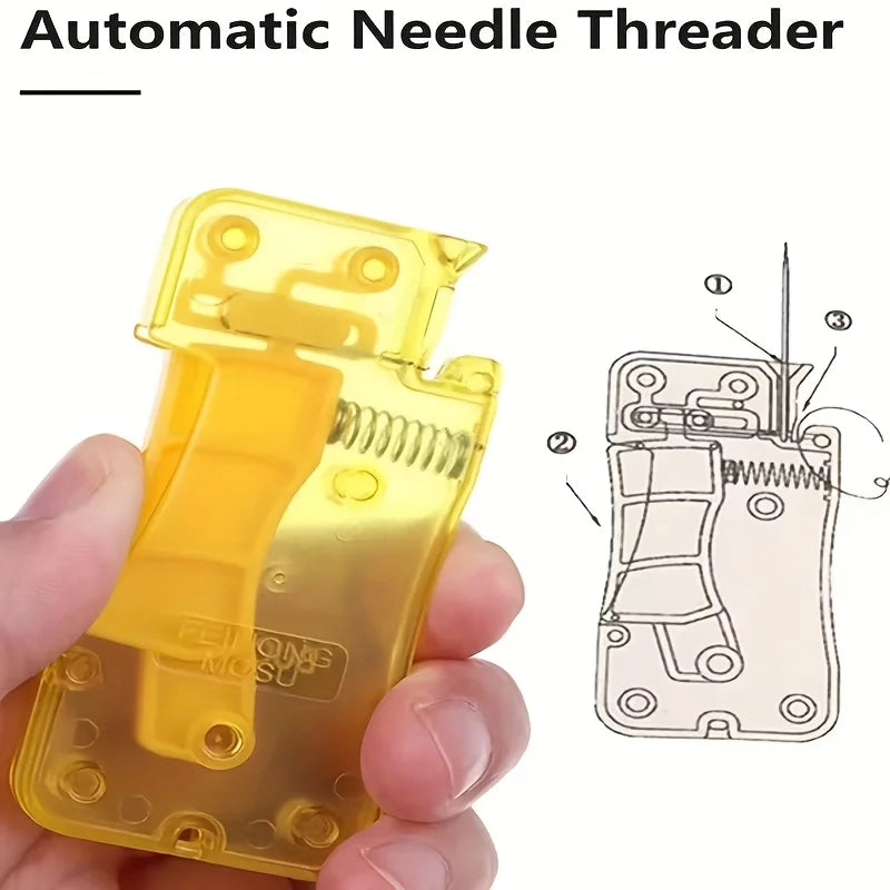 DIY Stich Einsetzen Werkzeug Nähen Handwerk Kit Für Erwachsene Alte Kinder Hausfrau Automatische Nadel Einfädler Einfache Einfädler Nadel